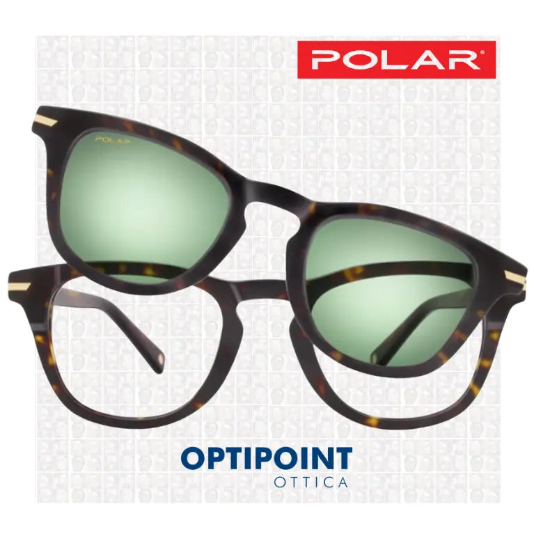 POLAR CLIP-ON PEGASO - 428 TARTARUGATO OCCHIALI DA VISTA