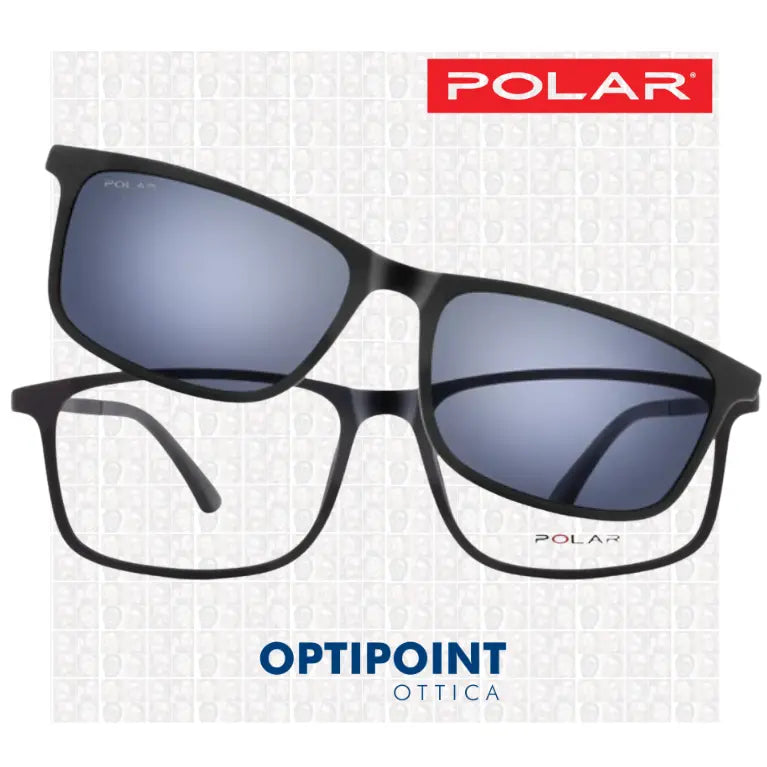 POLAR CLIP-ON 401 - 76 NERO OCCHIALI DA VISTA
