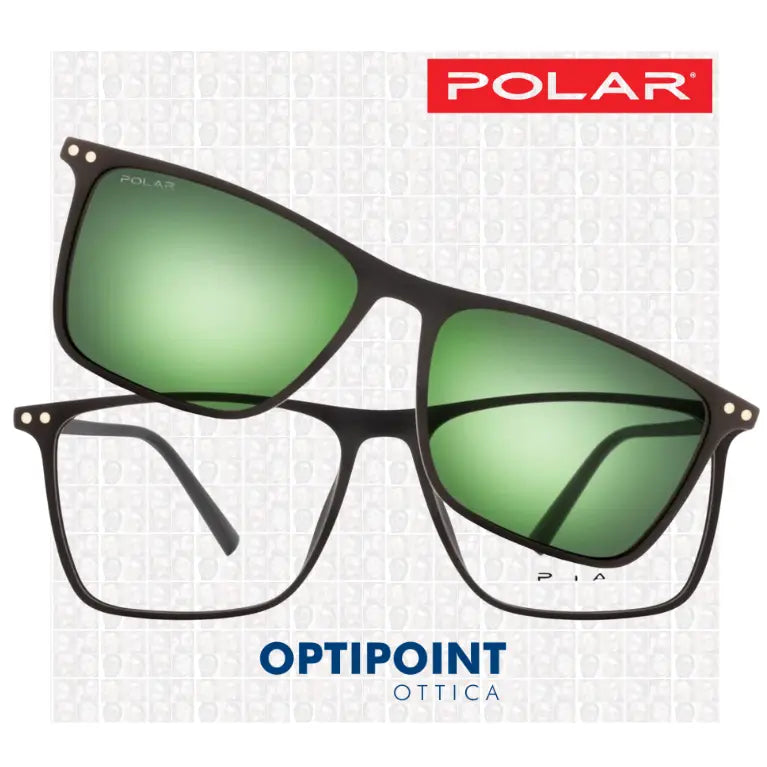 POLAR CLIP-ON 602 - 76 NERO OCCHIALI DA VISTA