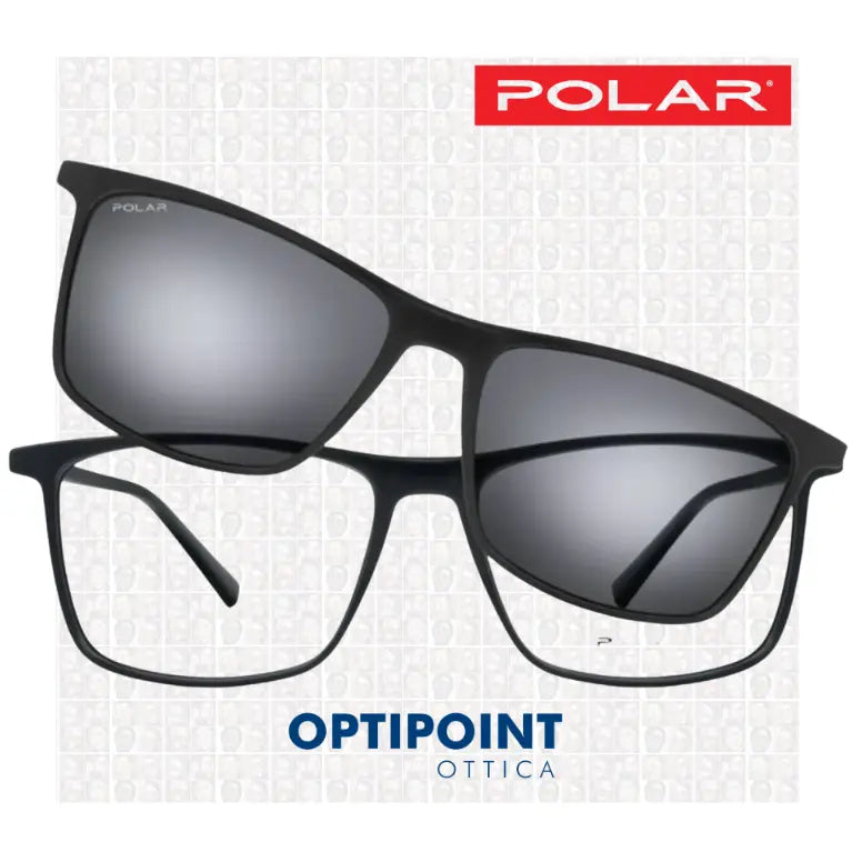 POLAR CLIP-ON 621 - 76 NERO OCCHIALI DA VISTA