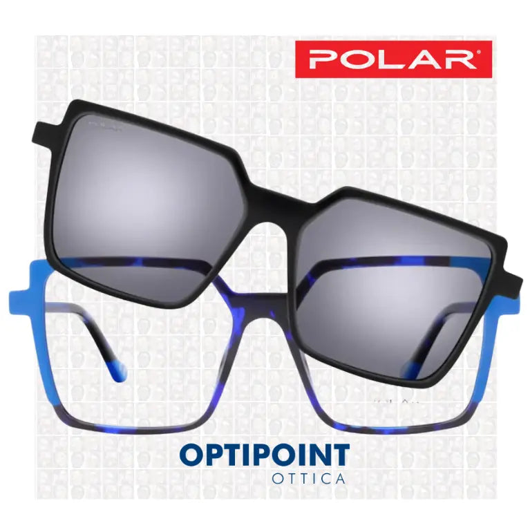 POLAR CLIP-ON ELENA - 420 NERO BLU OCCHIALI DA VISTA