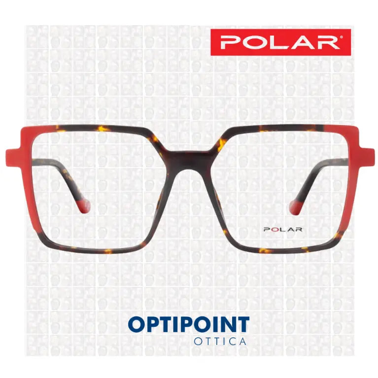 POLAR CLIP-ON ELENA - 422 NERO ROSSO OCCHIALI DA VISTA