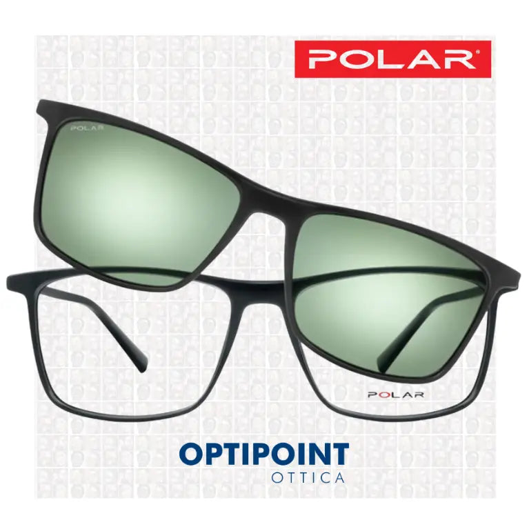 POLAR CLIP-ON 621 - 77 NERO OCCHIALI DA VISTA