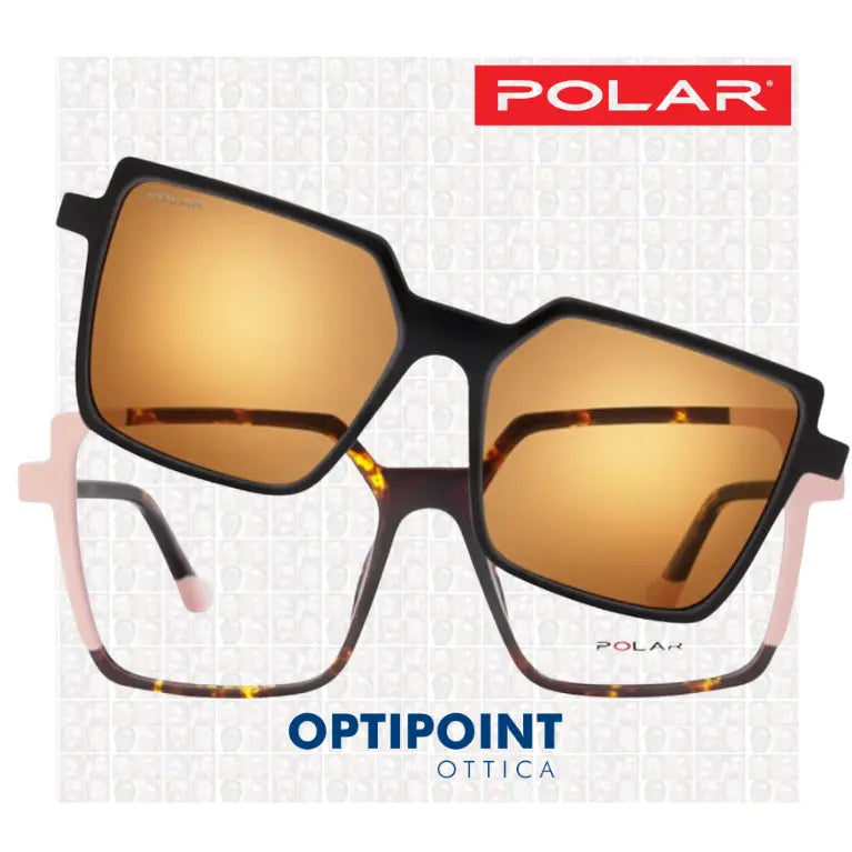 POLAR CLIP-ON ELENA - 415 TARTARUGATO ROSA OCCHIALI DA VISTA