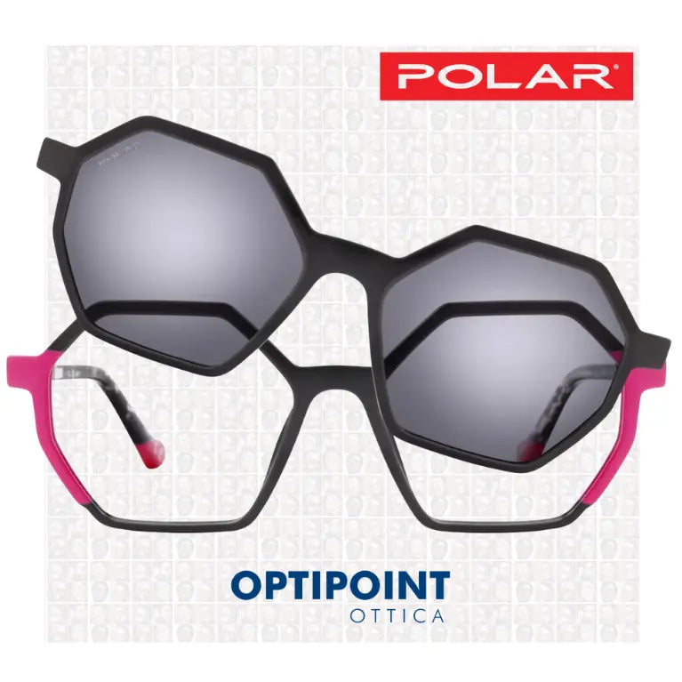 POLAR CLIP-ON CASSANDRA - 74 NERO OCCHIALI DA VISTA