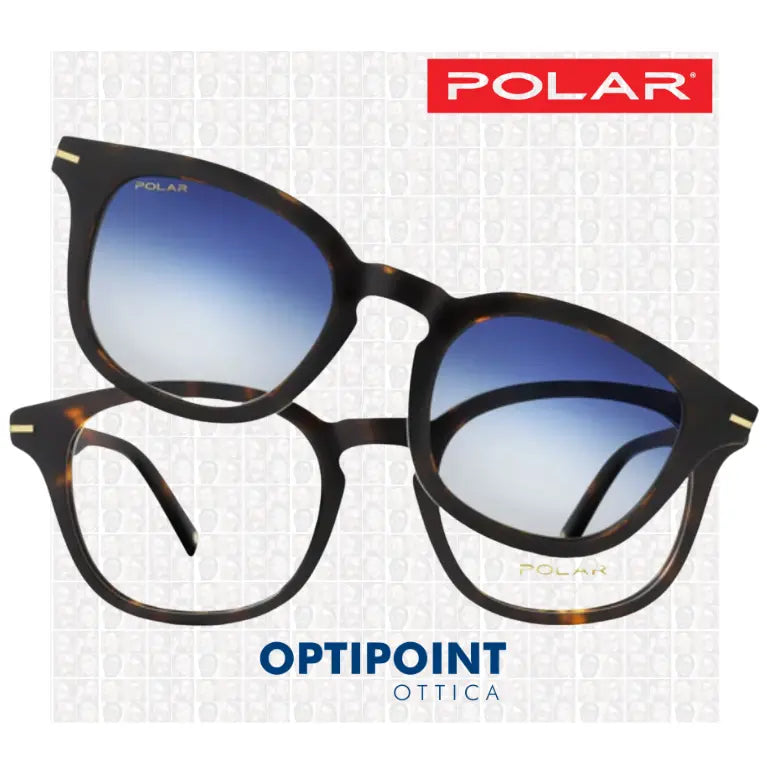 POLAR CLIP-ON GOLD C08 - 428 TARTARUGATO OCCHIALI DA VISTA