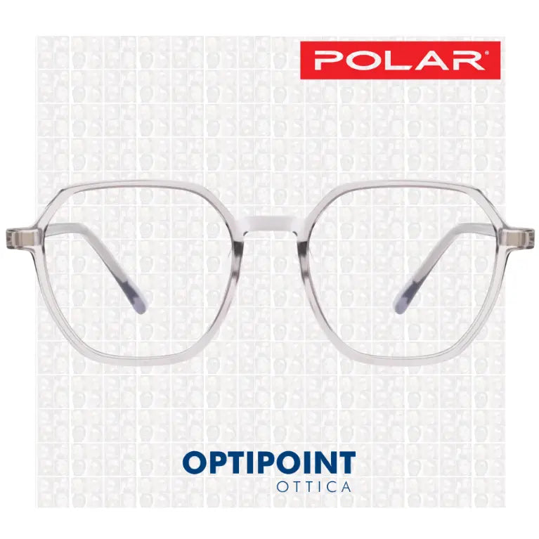 POLAR CLIP-ON 636 - 27 GRIGIO CRISTALLO OCCHIALI DA VISTA