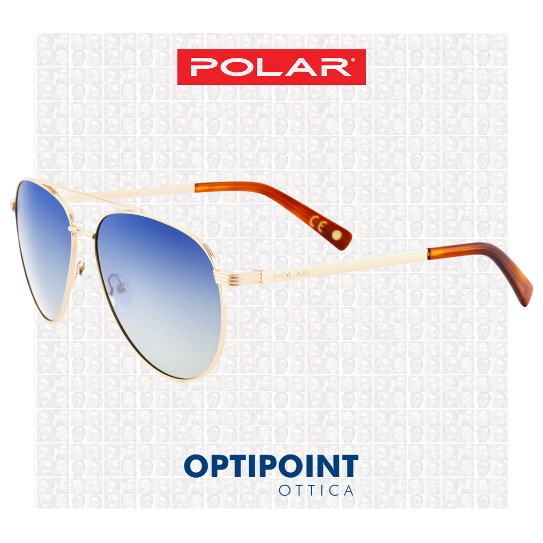 🎁 POLAR 301 GOLD ORO OCCHIALI DA SOLE (100% off)