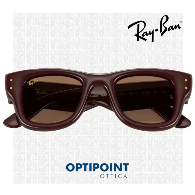 RayBan 0RB4940 PUFFER 687773 MARRONE SCURO OCCHIALI DA SOLE