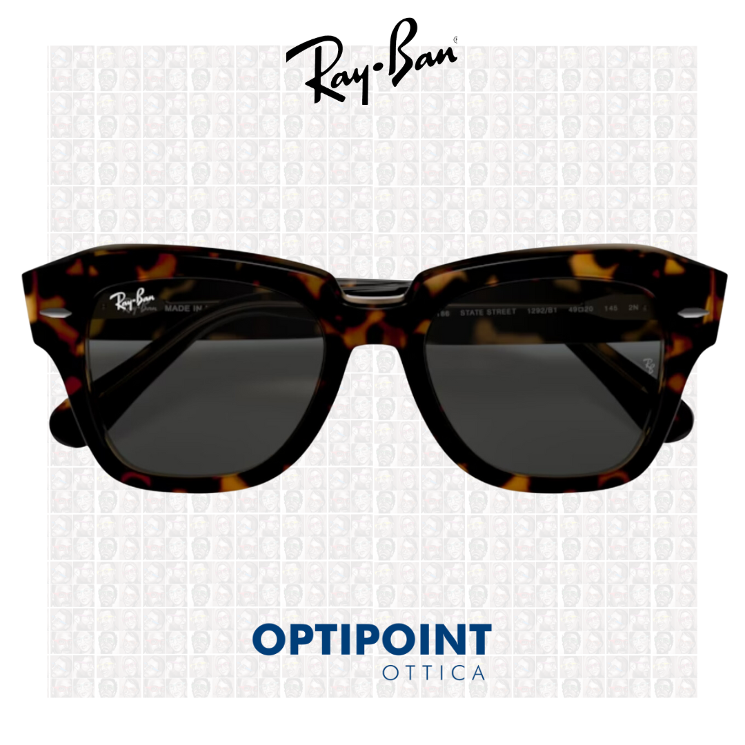 RayBan RB2186 1292B1 HAVANA OCCHIALI DA SOLE - Optipoint - Lux S.r.l.