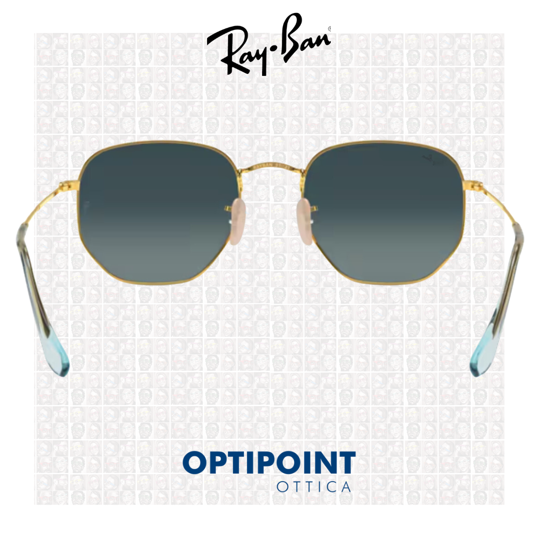 RayBan RB3548N 9123/3M ORO OCCHIALI DA SOLE - Optipoint - Lux S.r.l.