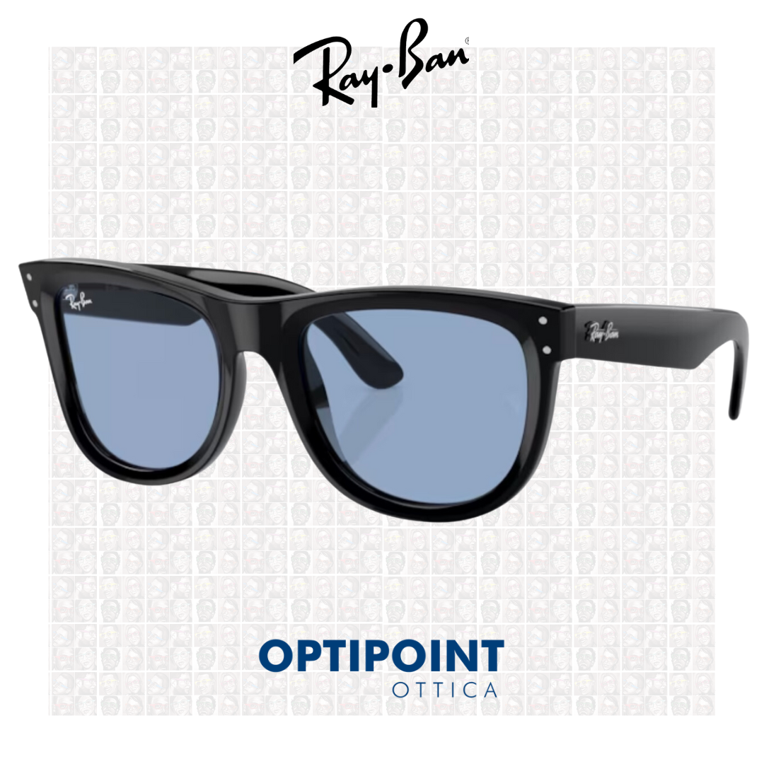 RayBan 0RBR0502S 6677/72 BLACK OCCHIALI DA SOLE - Optipoint - Lux S.r.l.