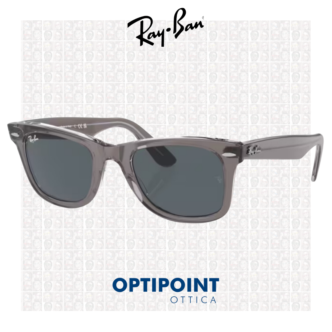 RayBan RB2140 1355R5 GRIGIO TRASPARENTE OCCHIALI DA SOLE