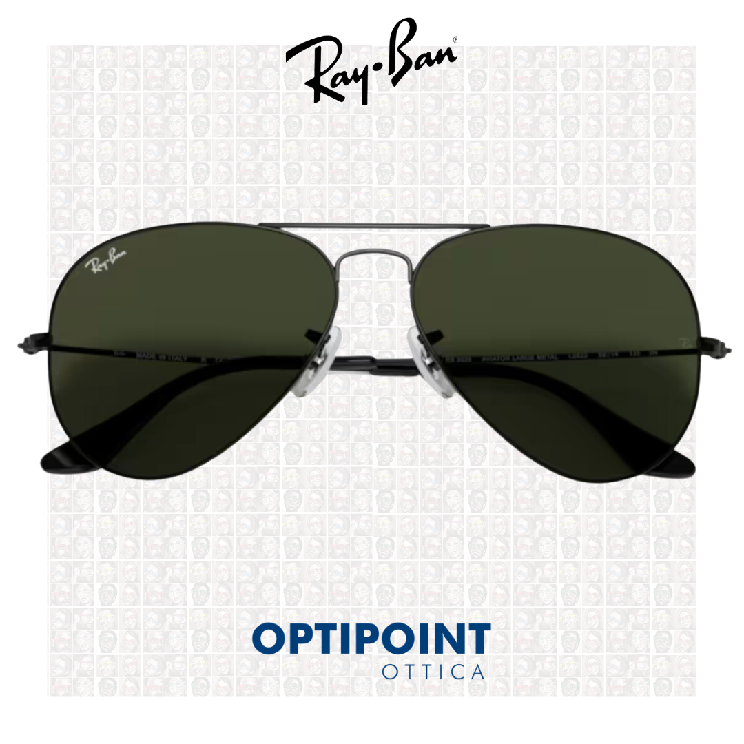 RayBan RB3025 L2823 NERO OCCHIALI DA SOLE - Optipoint - Lux S.r.l.