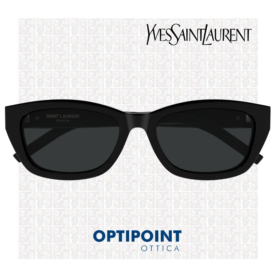 SAINT LAURENT SLM153 NERO OCCHIALI DA SOLE
