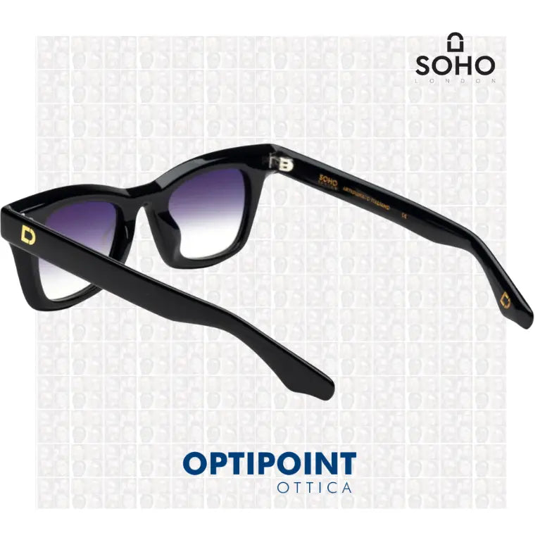 SOHO BREWER NERO LUCIDO OCCHIALI DA SOLE
