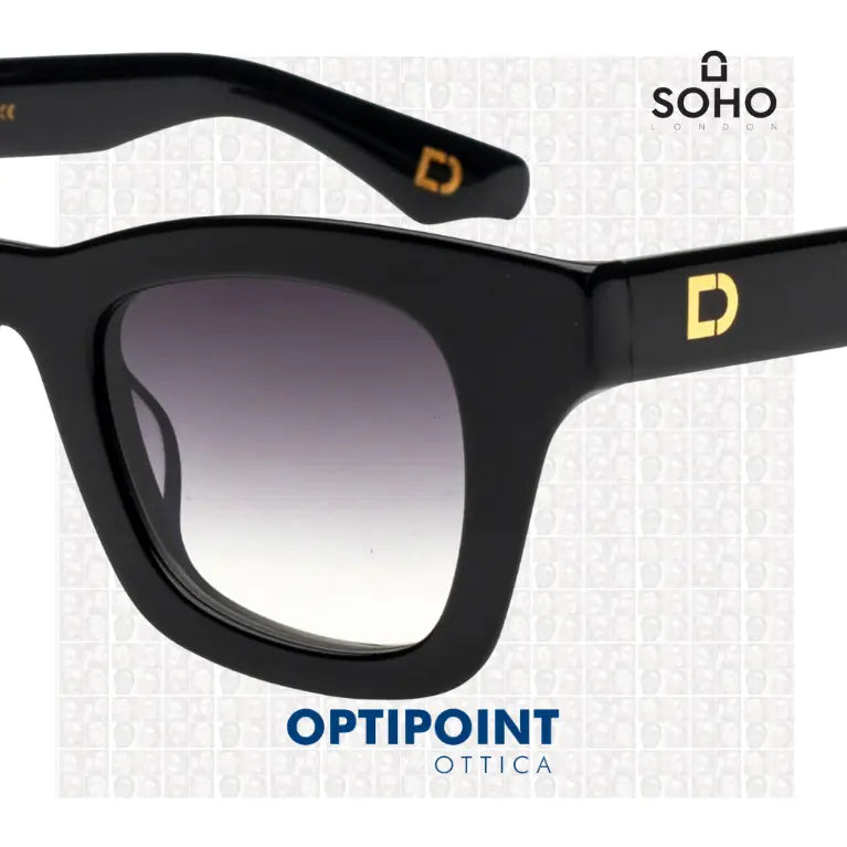 SOHO BREWER NERO LUCIDO OCCHIALI DA SOLE