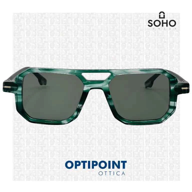 SOHO HOPKINS VERDE STRIATO OCCHIALI DA SOLE
