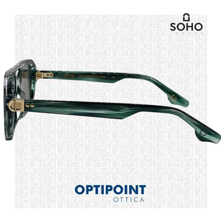 SOHO HOPKINS VERDE STRIATO OCCHIALI DA SOLE