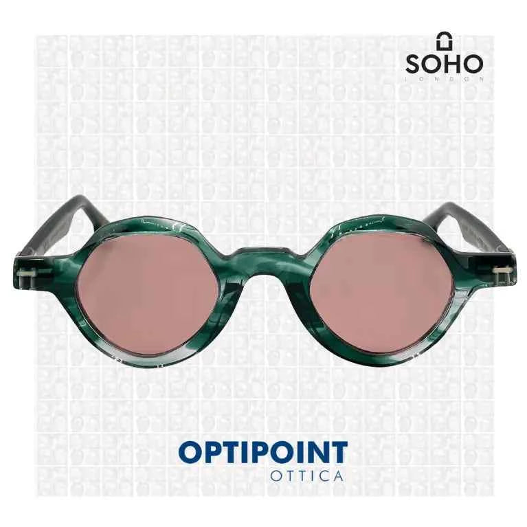 SOHO CHARING VERDE STRIATO OCCHIALI DA SOLE