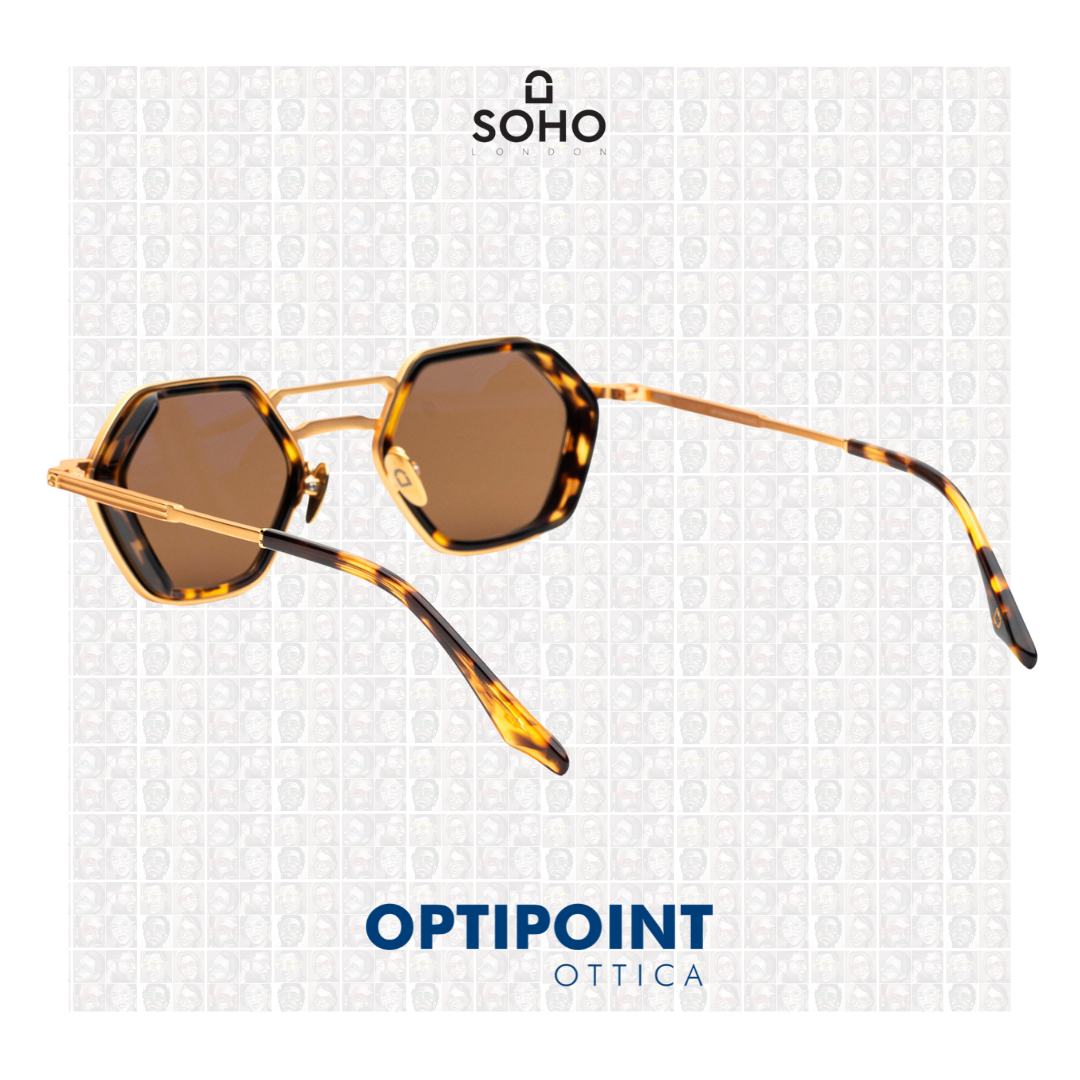 SOHO LAMBETH ORO - TARTARUGATO OCCHIALI DA SOLE - Optipoint - Lux S.r.l.