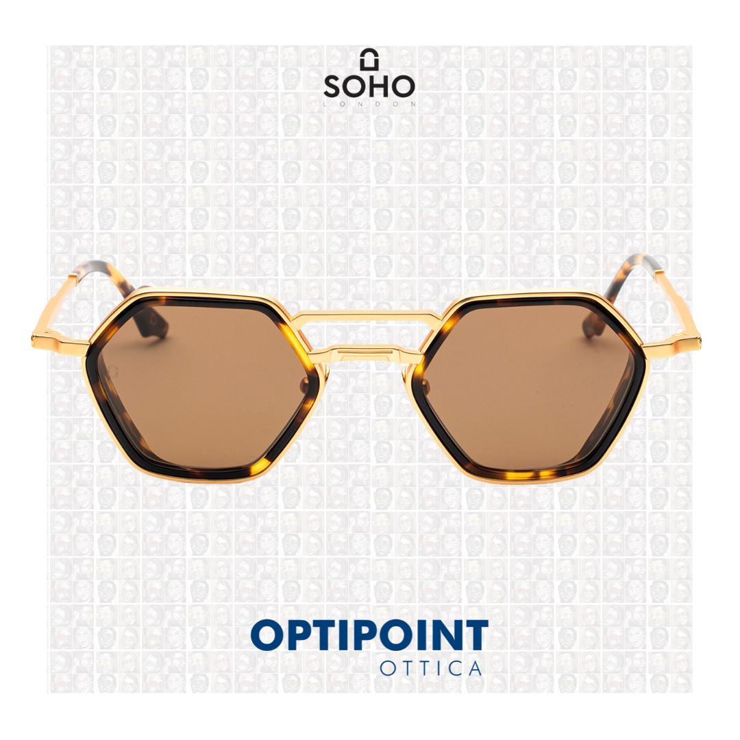 SOHO LAMBETH ORO - TARTARUGATO OCCHIALI DA SOLE - Optipoint - Lux S.r.l.