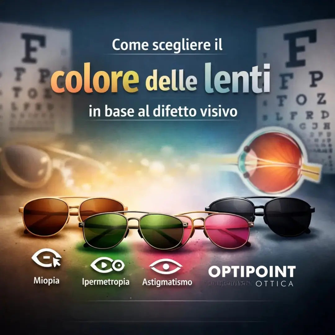 Come scegliere il colore delle lenti in base al proprio visivo