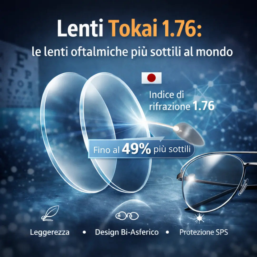 Lenti Tokai 1.76: le lenti oftalmiche più sottili al mondo