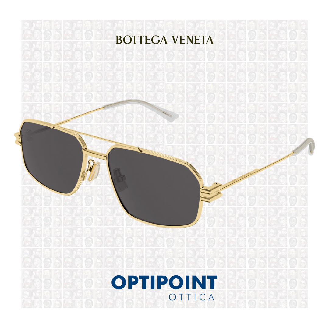 BOTTEGA VENETA BV1128S 002 GOLD SUNGLASSES