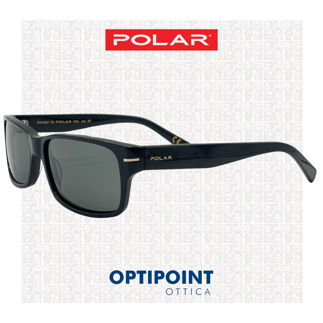 🎁 POLAR 170 GOLD NERO OCCHIALI DA SOLE (100% off)