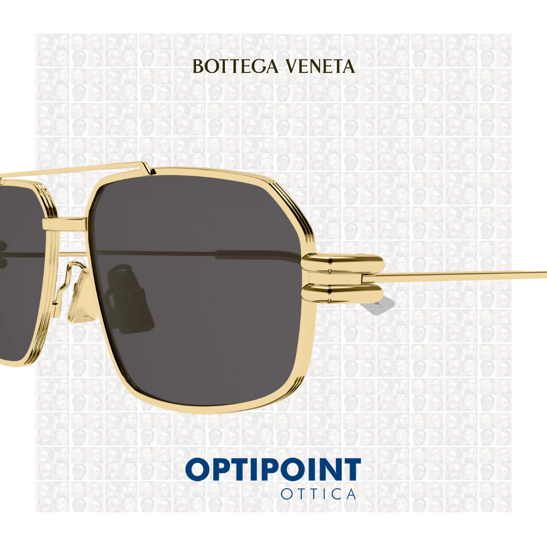 BOTTEGA VENETA BV1128S 002 GOLD SUNGLASSES