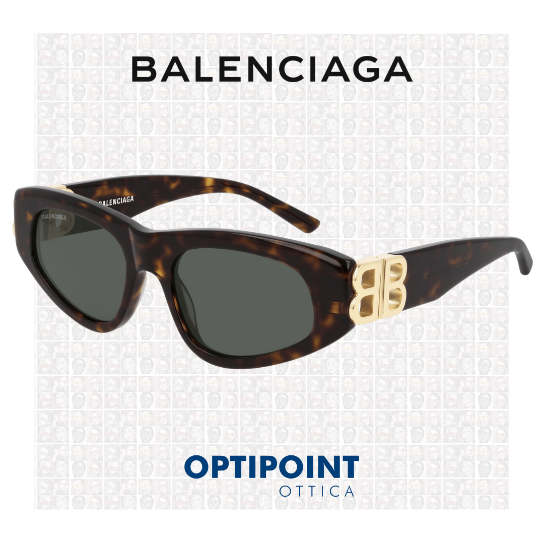 BALENCIAGA BB0095S 002 HAVANA SUNGLASSES