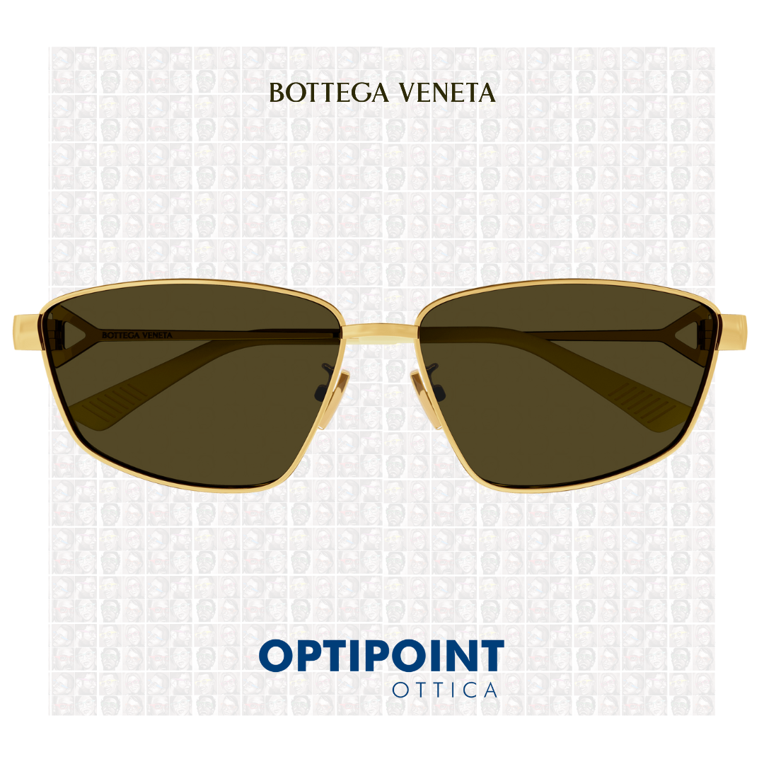 BOTTEGA VENETA BV1185 002 GOLD SUNGLASSES