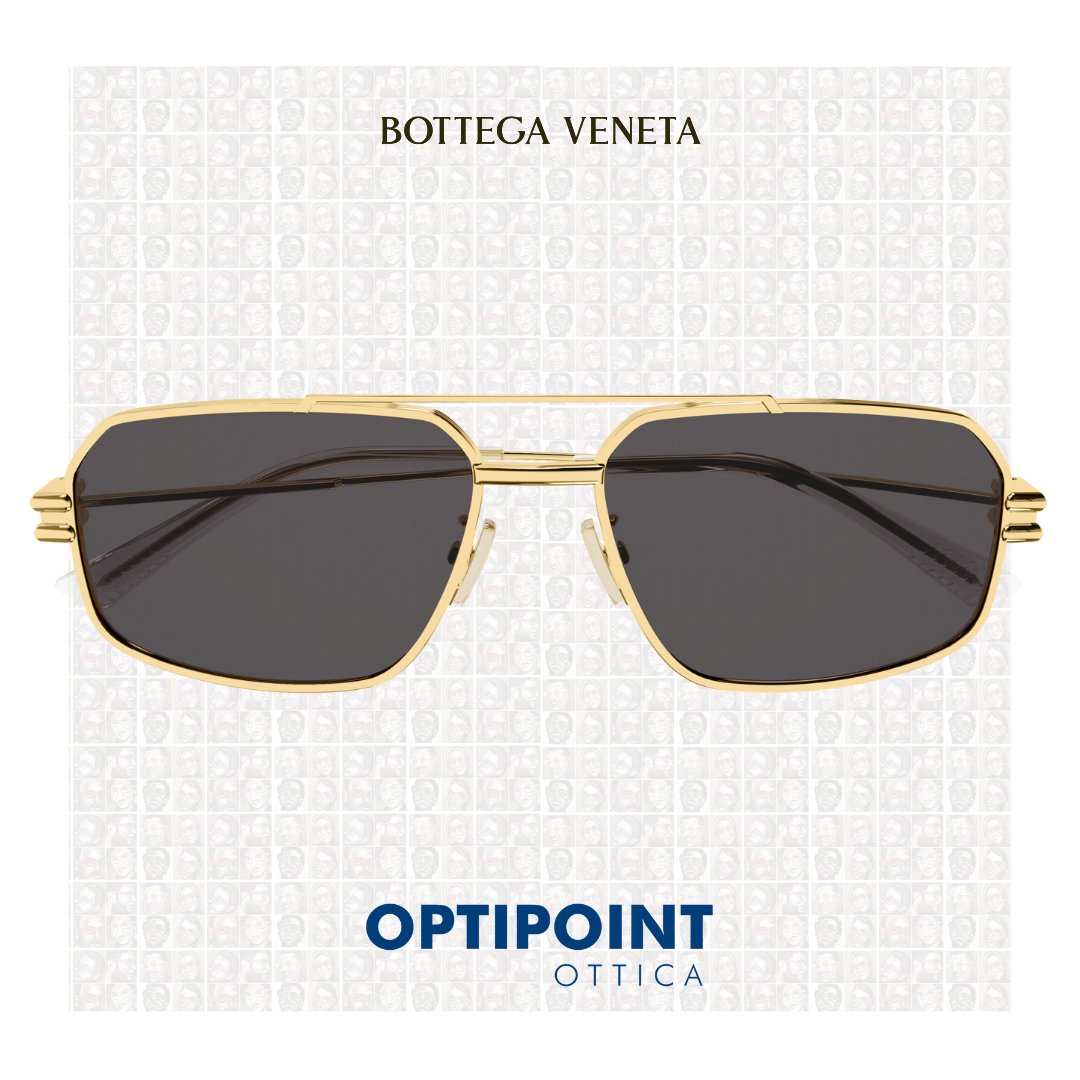 BOTTEGA VENETA BV1128S 002 GOLD SUNGLASSES