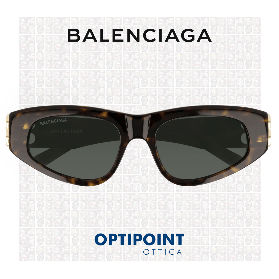 BALENCIAGA BB0095S 002 HAVANA SUNGLASSES