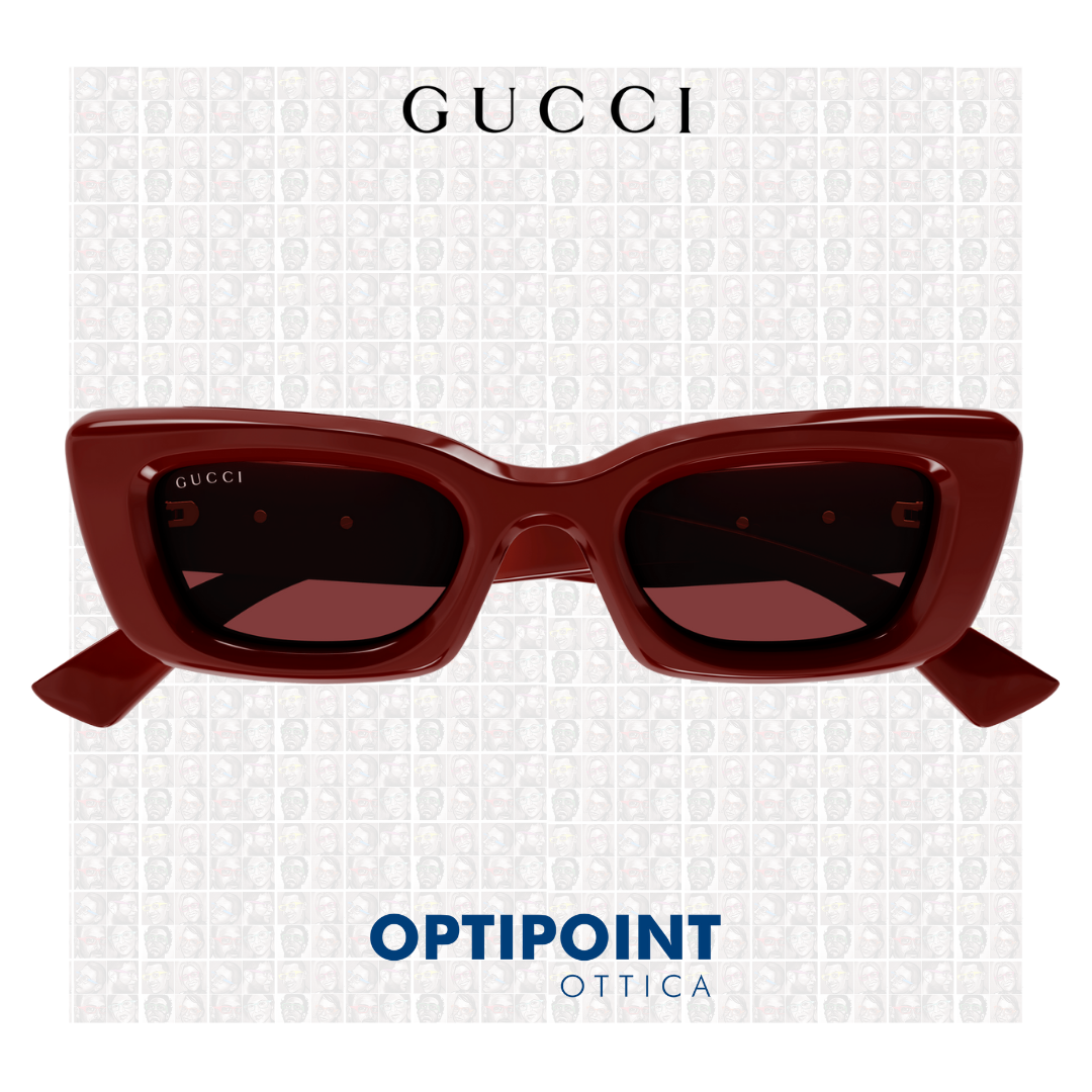 GUCCI GG1827S 003 BURGUNDY OCCHIALI DA SOLE - Optipoint - Lux S.r.l.