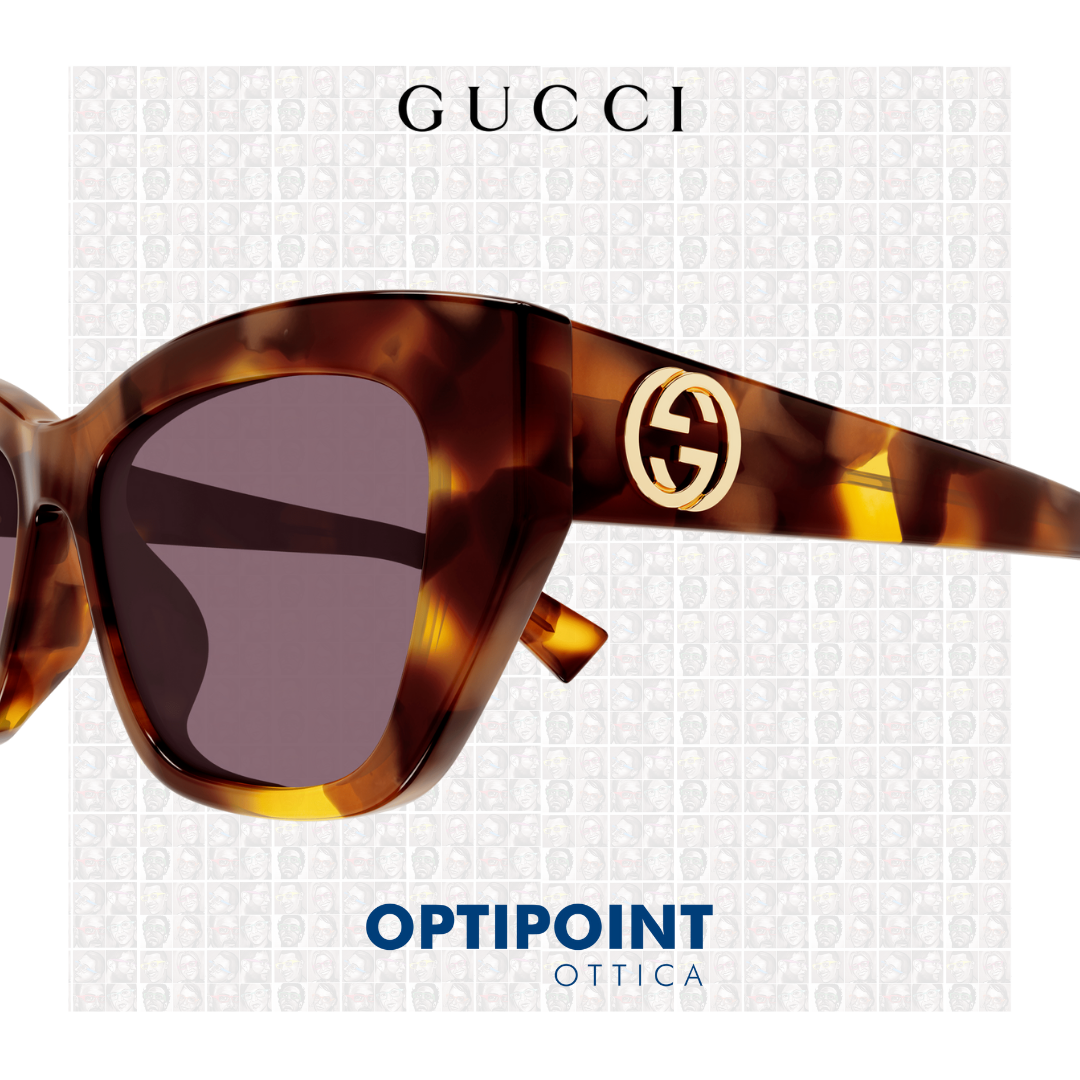 GUCCI GG1844S 003 HAVANA CHIARO OCCHIALI DA SOLE - Optipoint - Lux S.r.l.