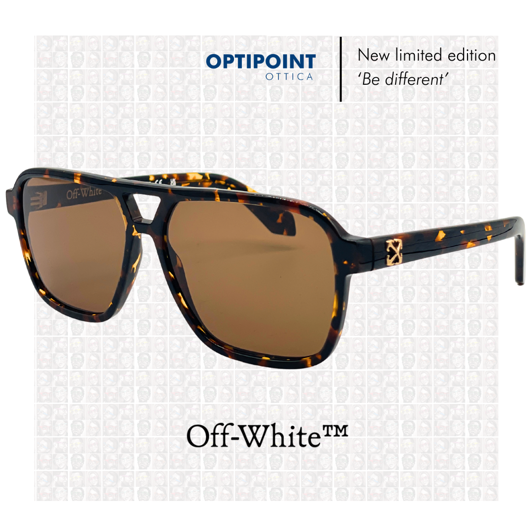 OFF-WHITE STYLE81 TARTARUGA OCCHIALI DA SOLE - Optipoint - Lux S.r.l.