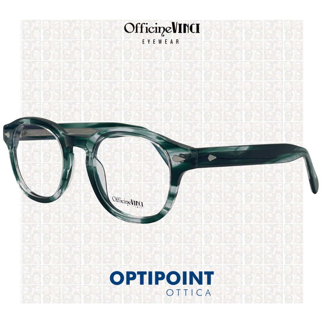 OFFICINE VINCI YORK VERDE STRIATO OCCHIALI DA VISTA - Optipoint - Lux S.r.l.
