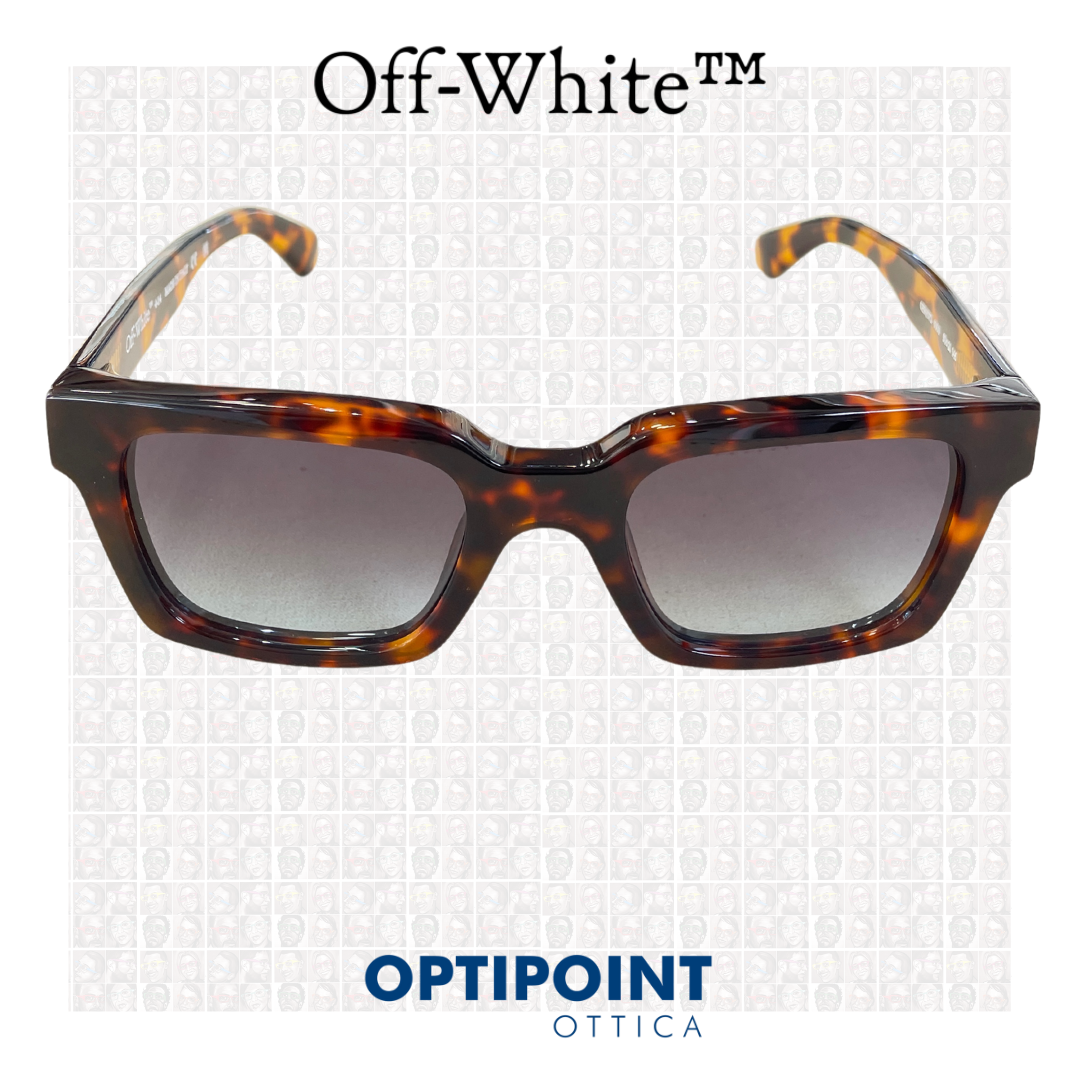 OFF WHITE STYLE ONE TARTARUGATO OCCHIALI DA SOLE