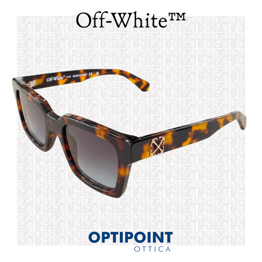 OFF WHITE STYLE ONE TARTARUGATO OCCHIALI DA SOLE