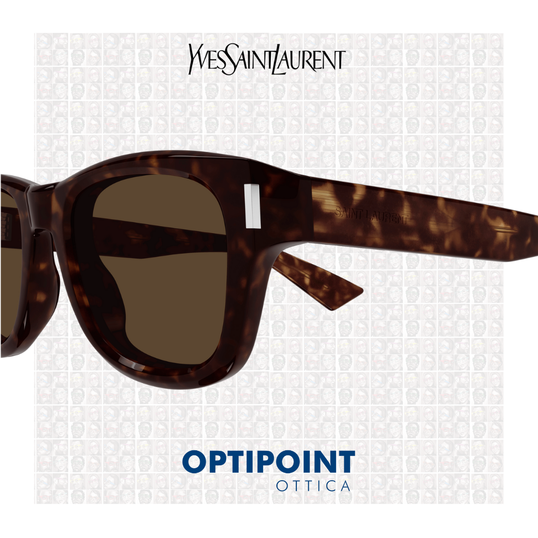 SAINT LAURENT SL801 002 HAVANA OCCHIALI DA SOLE - Optipoint - Lux S.r.l.