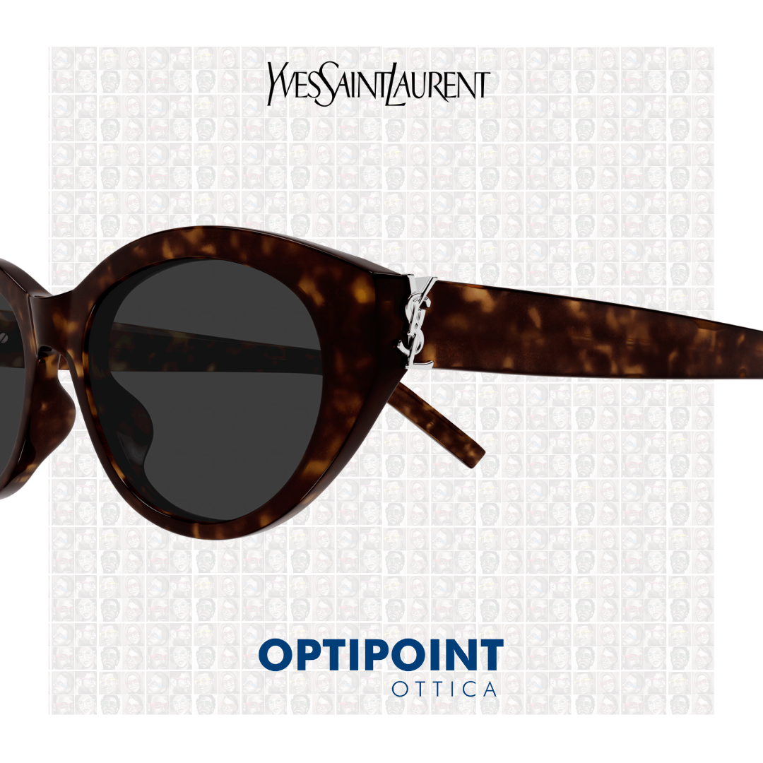 SAINT LAURENT SLM148 002 HAVANA OCCHIALI DA SOLE - Optipoint - Lux S.r.l.