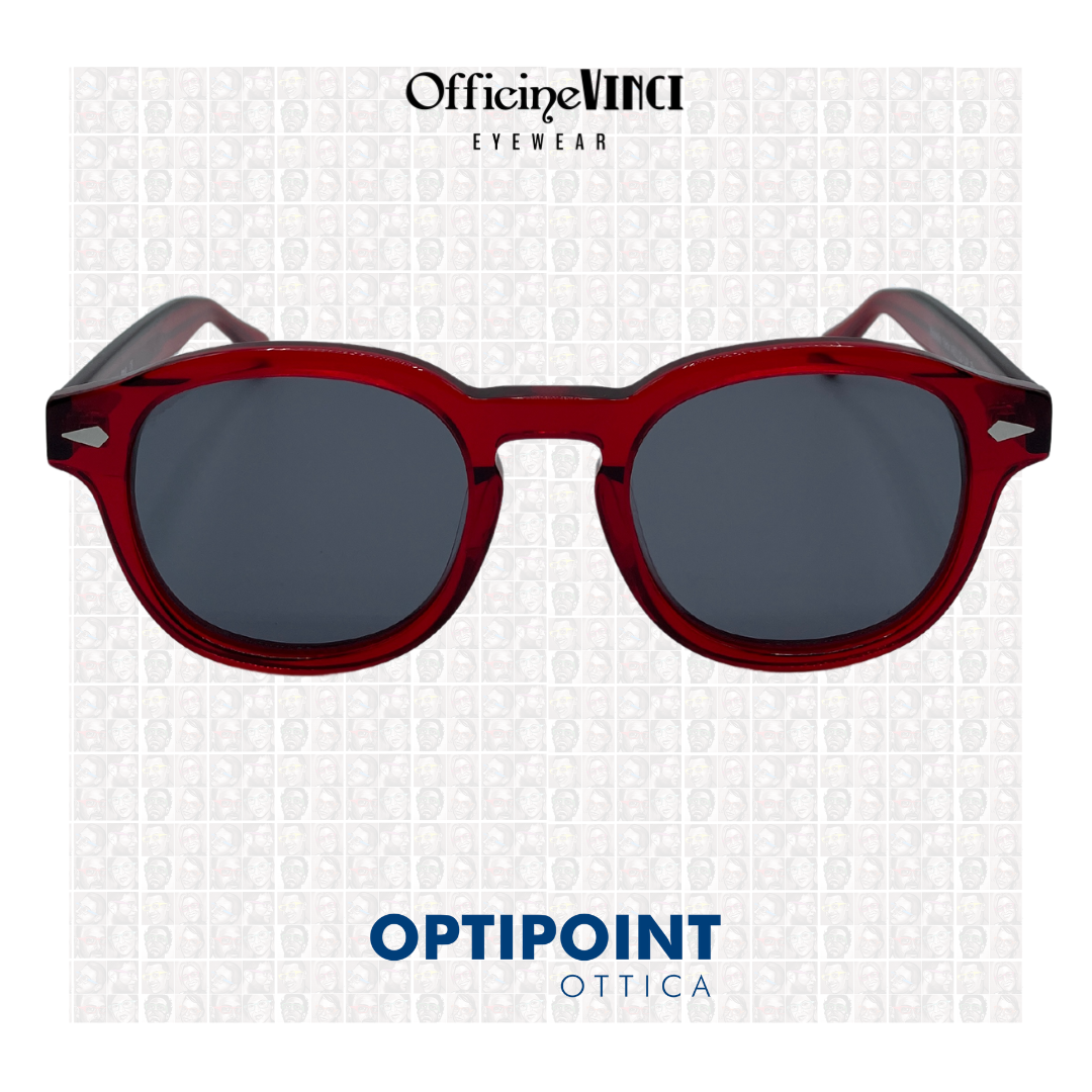 OFFICINE VINCI YORK ROSSO OCCHIALI DA SOLE