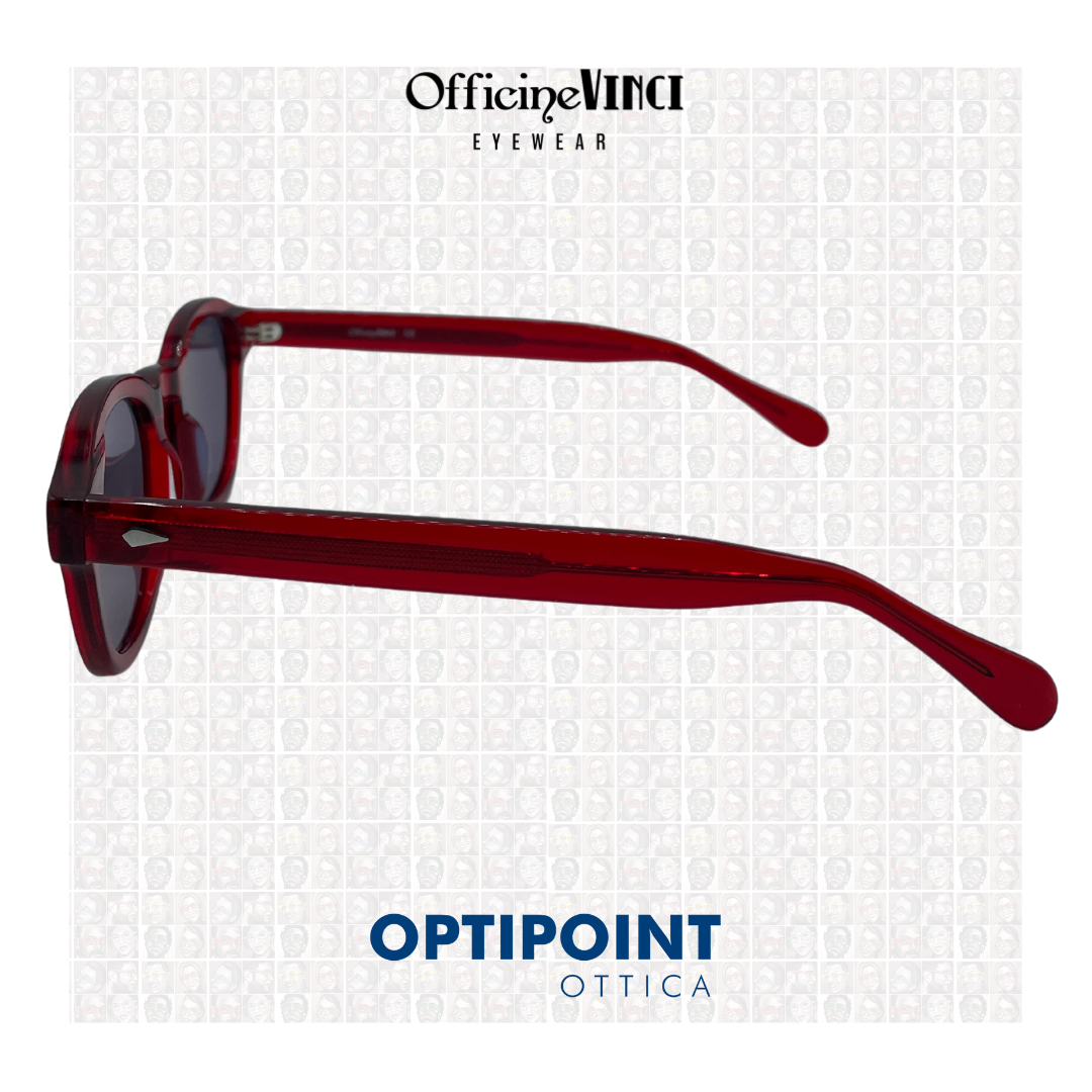 OFFICINE VINCI YORK ROSSO OCCHIALI DA SOLE