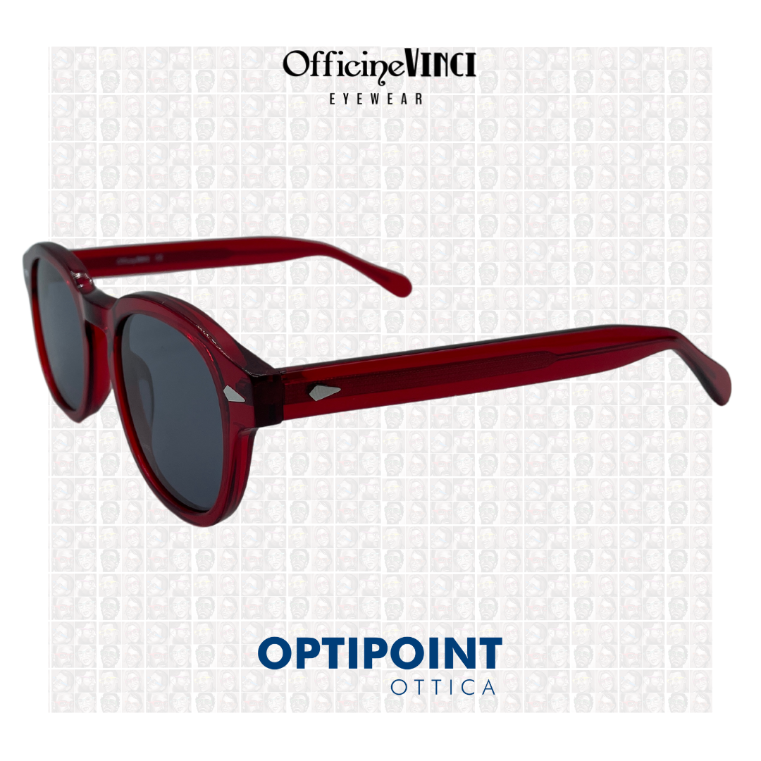 OFFICINE VINCI YORK ROSSO OCCHIALI DA SOLE