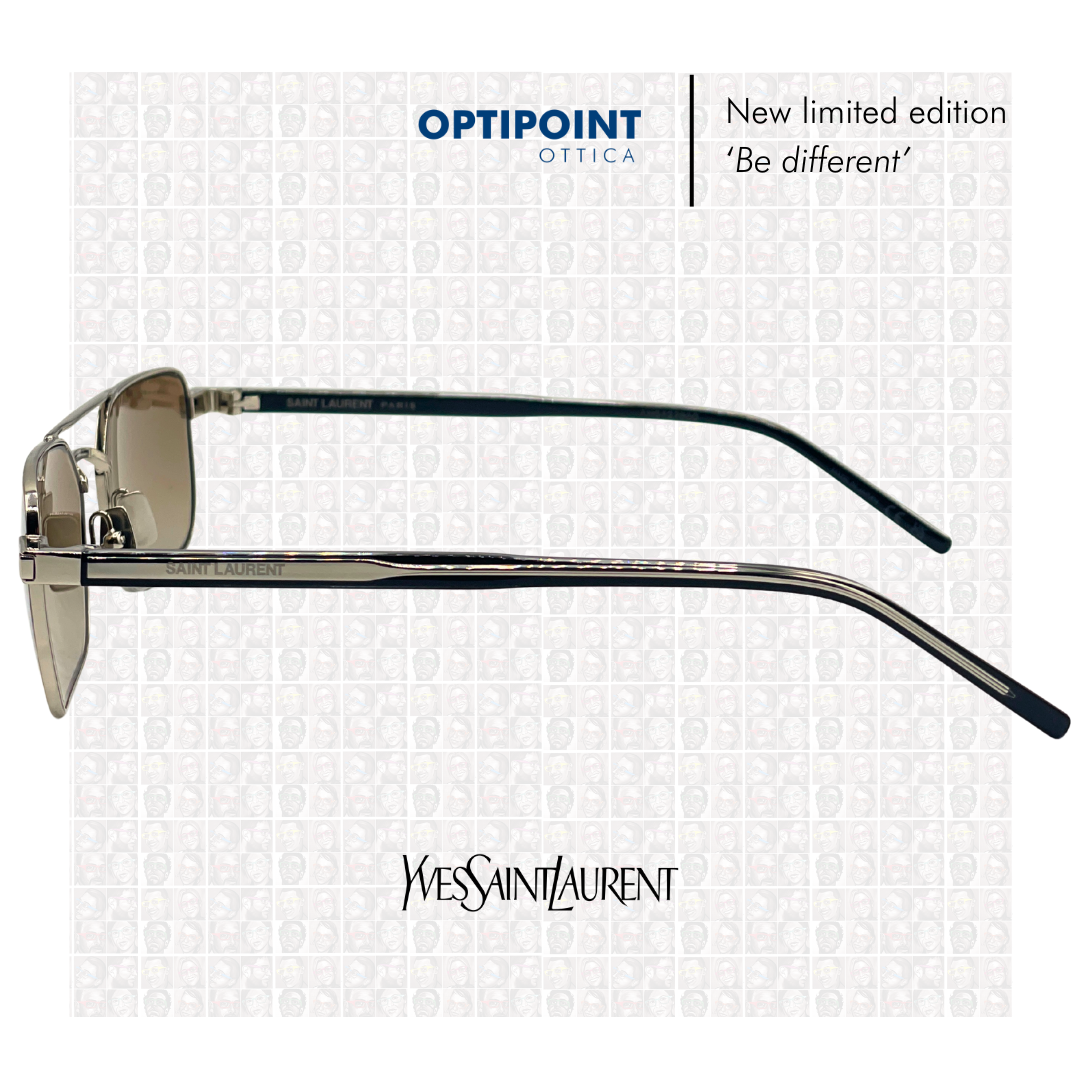 SAINT LAURENT SL780 NERO/ARGENTO OCCHIALI DA SOLE - Optipoint - Lux S.r.l.
