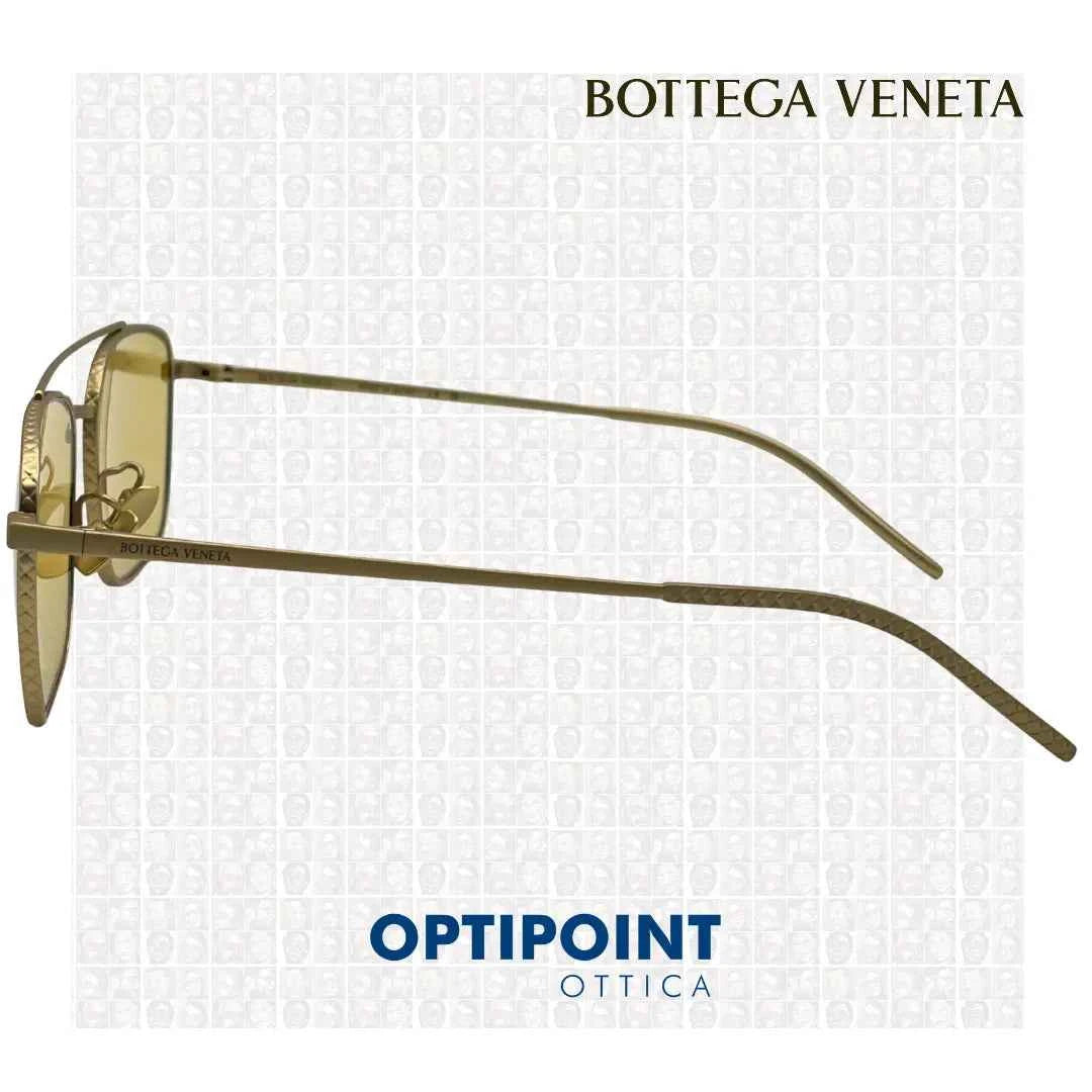 BOTTEGA VENETA BV1425OA 001 ORO SATINATO OCCHIALI DA SOLE
