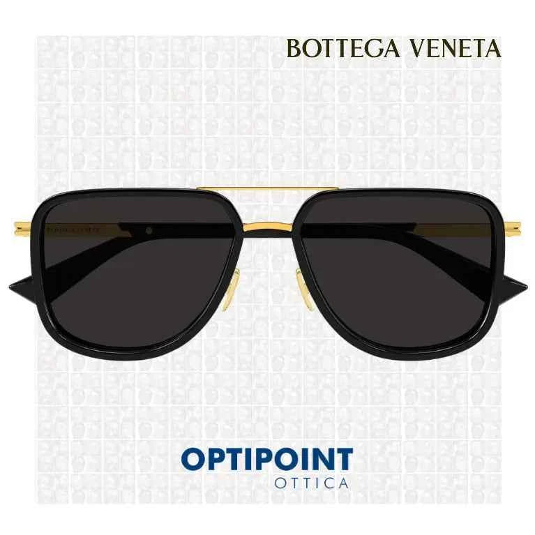 BOTTEGA VENETA BV1463S 001 ORO NERO OCCHIALI DA SOLE