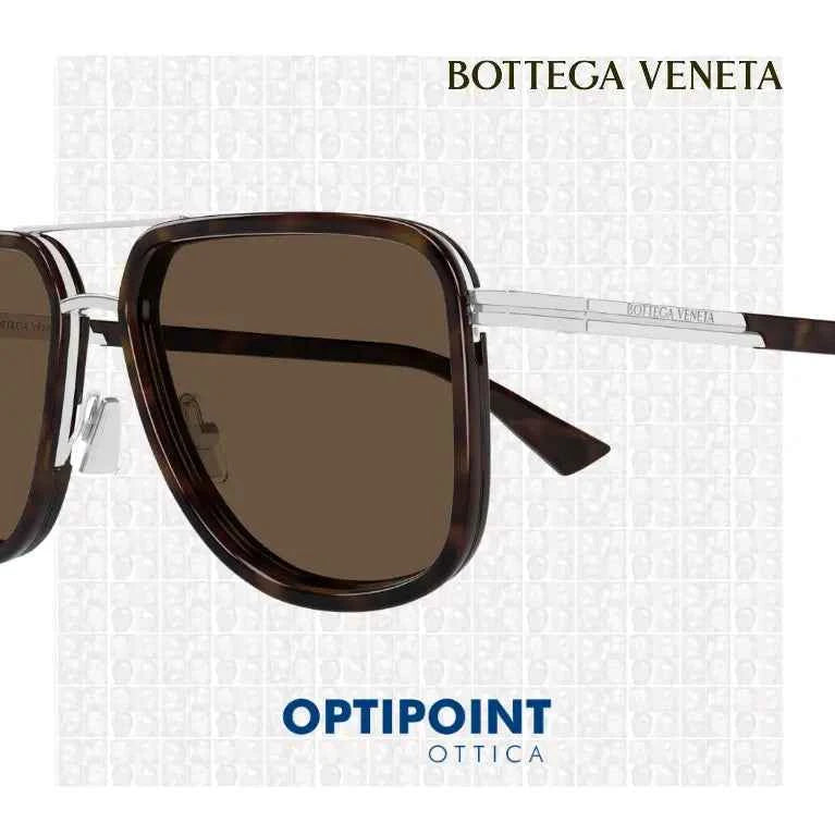 BOTTEGA VENETA BV1463S 002 ARGENTO OCCHIALI DA SOLE